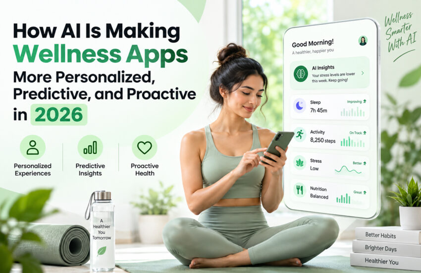 AI wellness apps using personalized health tracking and predictive technology in 2026